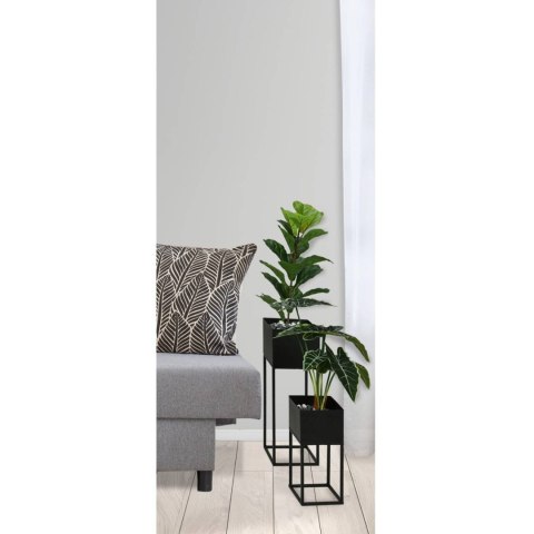 Komplet metalowych kwietników 2 szt