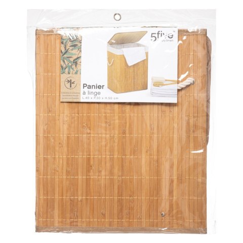 Kosz na pranie Bambou Brązowy 60 L