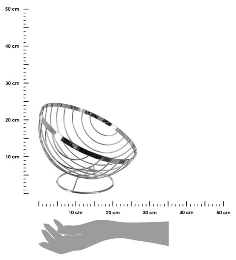 Metalowy kosz na owoce Oblik