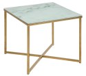 Stolik Falchetto Gold Marble 50x50 cm