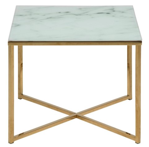 Stolik Falchetto Gold Marble 50x50 cm