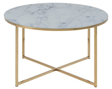 Stolik Falchetto Gold Marble 80 cm