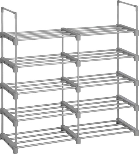 Modułowa szafka na buty szara 174 cm