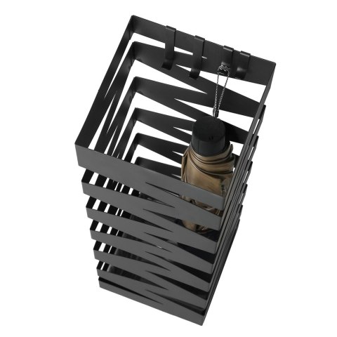 Parasolnik czarny nowoczesny ażurowy