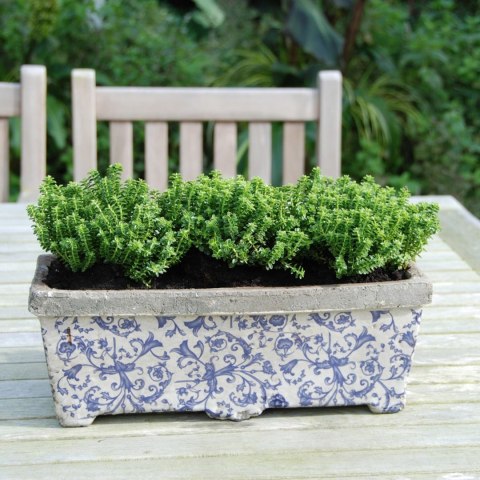 Postarzana doniczka ceramiczna 40cm