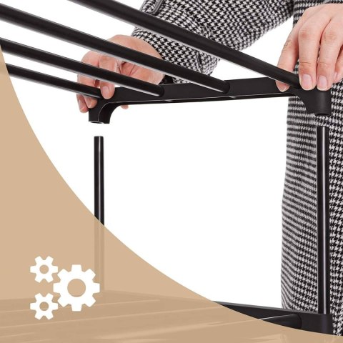 Szafka na buty modułowa czarna 106 cm