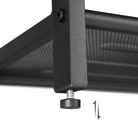 Szafka na buty regał do przedpokoju 80cm Wykonana z metalu oraz płyty MDF, pojemna i solidna szafka na obuwie do przedpokoju z p