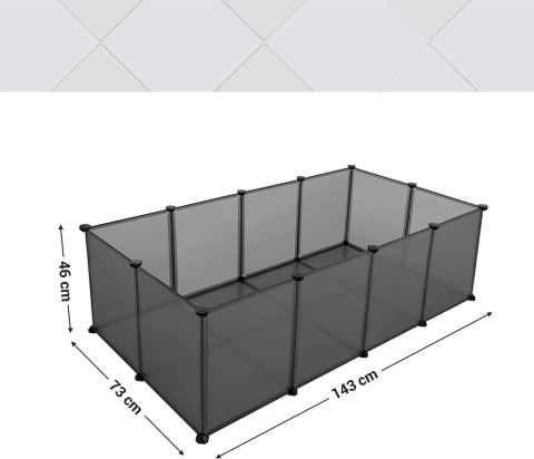 Wybieg kojec dla małych zwierząt 143 cm