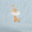Ręcznik BABY41 50x90 cm niebieski Mięciutki i bardzo delikatny dziecięcy ręcznik kąpielowy z chłonnej tkaniny frotte z naturalne
