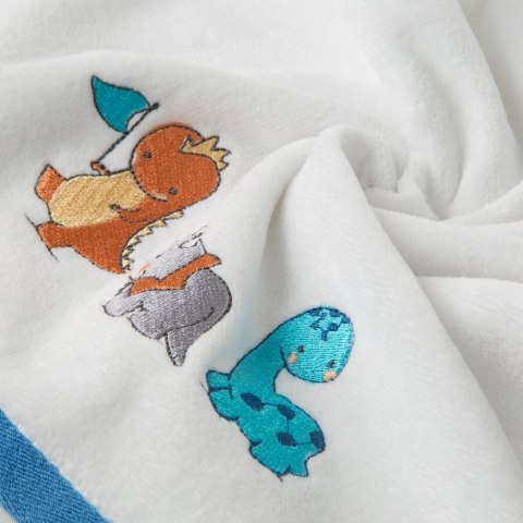 Ręcznik BABY42 50x90 cm biały Mięciutki i bardzo delikatny dziecięcy ręcznik kąpielowy z chłonnej tkaniny frotte z naturalnej 