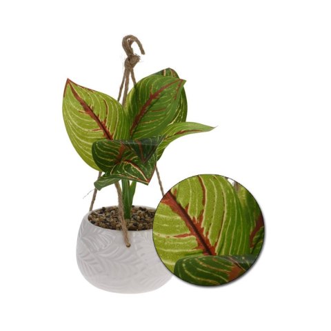 Roślina sztuczna w donicy wisząca wzór 3