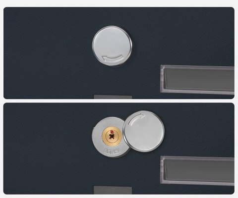 Skrzynka pocztowa naścienna antracyt