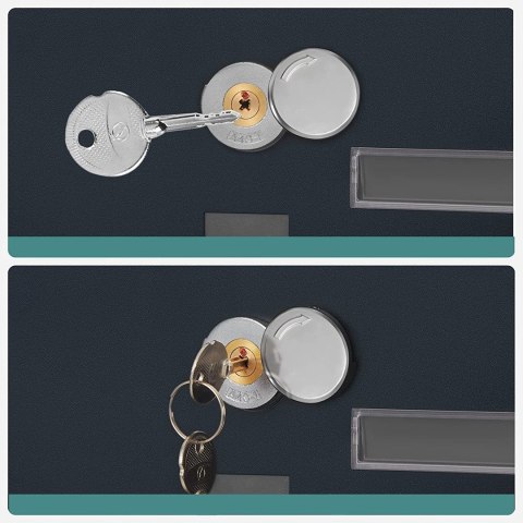 Skrzynka pocztowa naścienna antracyt