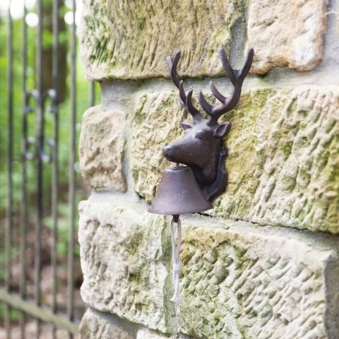 Żeliwny dzwonek do drzwi jeleń