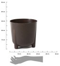 Donica Moss ECO coffee espresso 30xh28 cm