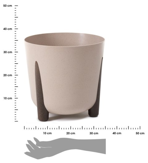 Donica Moss ECO coffee latte 34xh32 cm