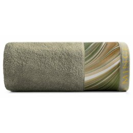 Ręcznik SOPHIA 50x90 cm oliwka EVA MINGE Ekskluzywny, gruby ręcznik wykonany z chłonnej i miękkiej bawełny.