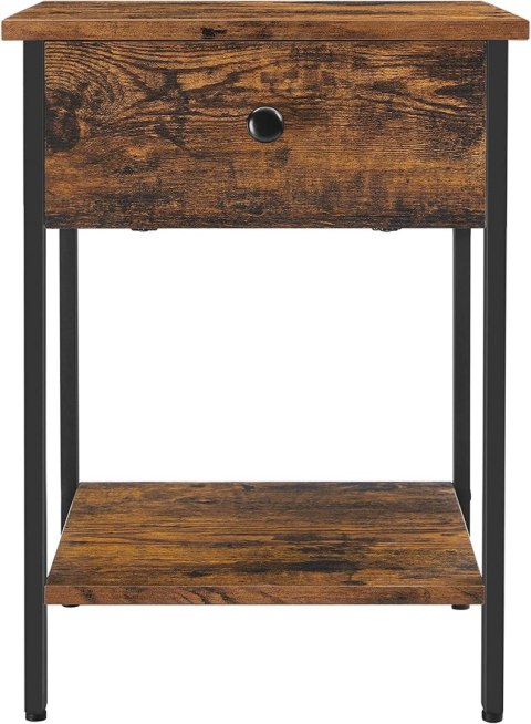 Szafka nocna z szufladą i półką LOFT