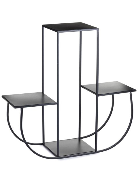 Czarny industrialny kwietnik ARKA 70 cm