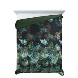 Narzuta DAWOSA 170x210 cm welurowa Nakrycie na łóżko, wykonane z przyjemnego w dotyku materiału, ozdobione motywem roślinnym, ro