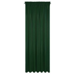 Zasłona gotowa 135x270 LOGAN zielona Elegancka zasłona jednokolorowa z tkaniny o wysokim stopniu zaciemnienia, rozmiar 135x270