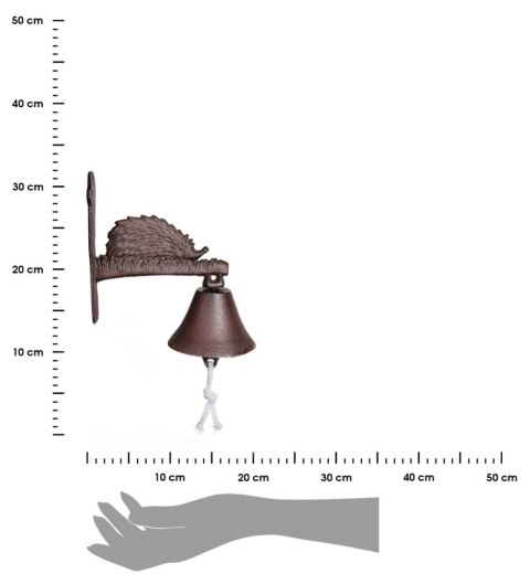 Żeliwny dzwonek do drzwi Jeż