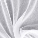 Firana gotowa ELPIDIA 350x150 biała Gładka firana z delikatnej etaminy, dająca prywatność i światło z zewnątrz