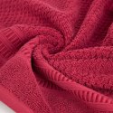 Mięsisty ręcznik ROSITA 50x90 czerwony Miękki, jednolity kolorystycznie ręcznik bawełniany o dużej gramaturze