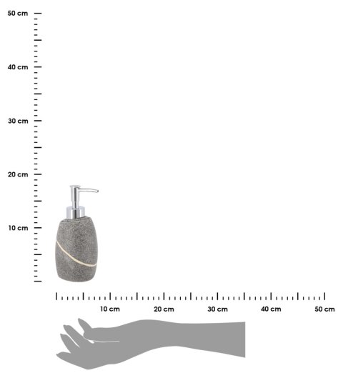 Dozownik na mydło Caldarela Grey 240 ml