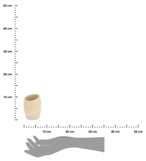 Kubek łazienkowy Caldarela Stone