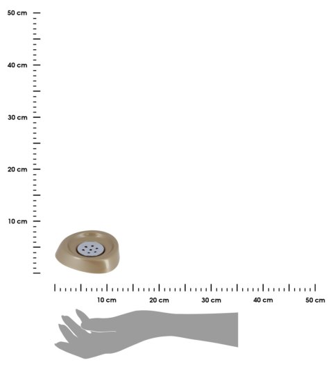 Mydelniczka łazienkowa Cuesta Taupe