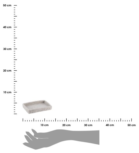 Mydelniczka łazienkowa Estiarte Grey