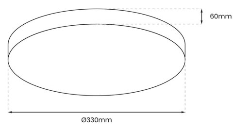 Plafon sufitowy MAYA Led 15W 33 cm