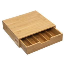 Bambusowe pudełko na kapsułki do kawy