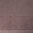 Mięsisty ręcznik FRIDA 50x90 j.brązowy Miękki, jednolity kolorystycznie ręcznik bawełniany o dużej gramaturze