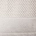 Mięsisty ręcznik FRIDA 50x90 kremowy Miękki, jednolity kolorystycznie ręcznik bawełniany o dużej gramaturze