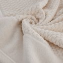 Mięsisty ręcznik FRIDA 70x140 kremowy Miękki, jednolity kolorystycznie ręcznik bawełniany o dużej gramaturze