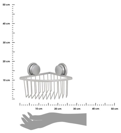 Półka łazienkowa na przyssawki Espar