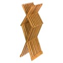 Stołek bambusowy Cross składany