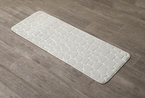 Dywanik łazienkowy 45x120 Stones Kremowy