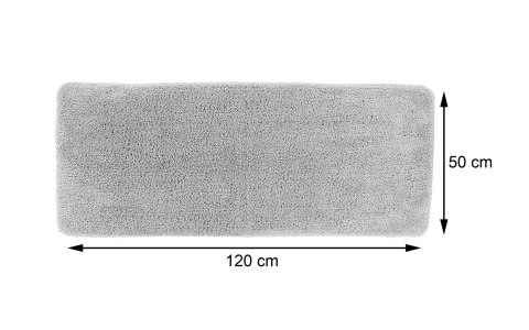 Dywanik łazienkowy 50x120 Marlet Szary