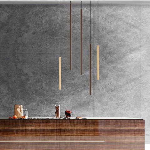 Lampa wisząca LASER 75cm br¤z 1xG9