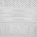 Mięsisty ręcznik ROSITA 70x140 biały Miękki, jednolity kolorystycznie ręcznik bawełniany o dużej gramaturze