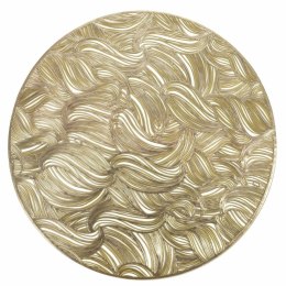 Podkładka WIKI średnica 38 cm złota Nowoczesna, okrągła podkładka stołowa z ażurowym wzorem wzbogaci wystrój każdego wnętrza i s