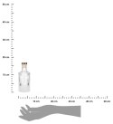 Szklana ozdobna butelka na soki 250ml
