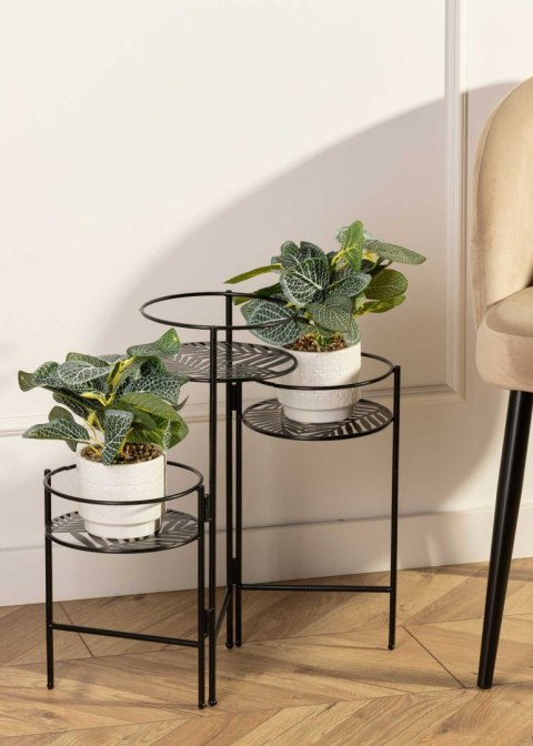 Kwietnik metalowy składany 3 kwiaty