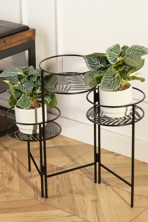 Kwietnik metalowy składany 3 kwiaty