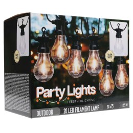 Lampki żarówki 20 Led Party 12,5 m