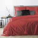 Pościel NOVA3 czerwona 160x200 + 2x70x80 Gładka i lekka pościel z wysokiej jakości tkaniny bawełnianej, w kolorze czerwonym, roz