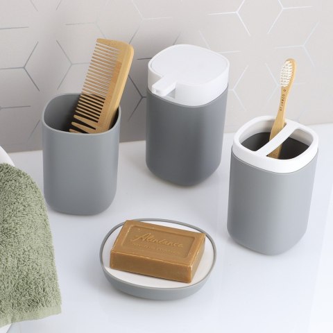 Zestaw akcesoriów łazienkowych Lea Grey